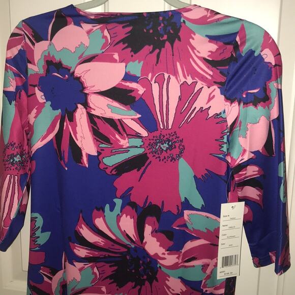 TRACY NEGOSHIAN Emilia Printed Shift Dress xxs - Picture 9 of 9